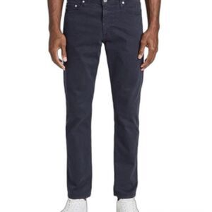 AG Jeans Men's The Graduate Navy Twill Tailored Leg Jean Style Pants Sz 38 X 32